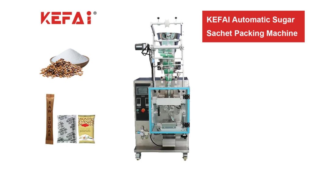Màquina d'embalatge automàtica de sobres de sucre KEFAI